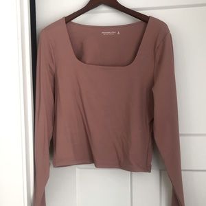 Abercrombie and fitch soft collection long sleeve top